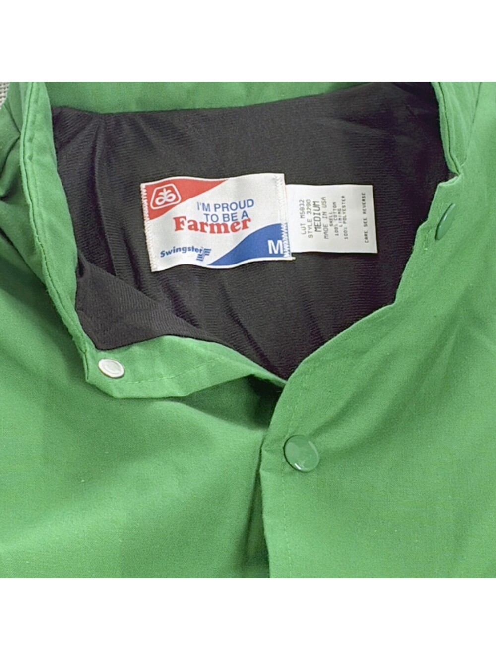 80s Swingster DeKalb Coach Jacket Farmer Agri-Gear Made in